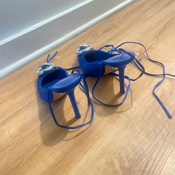 Blue heels Zara sz38 - Picture 3 of 3